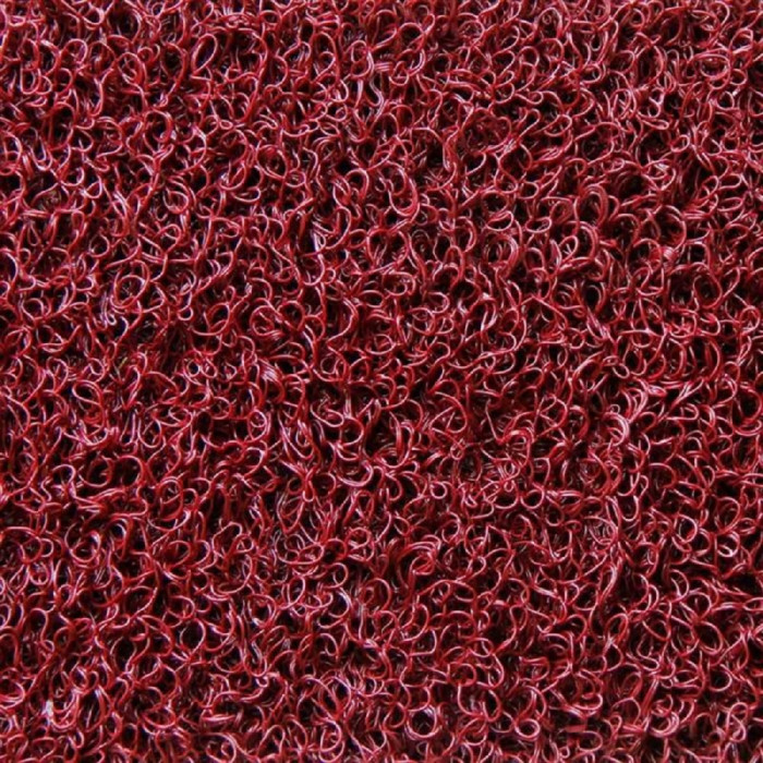 Bordo Karmaşık Kıvırcık Paspas